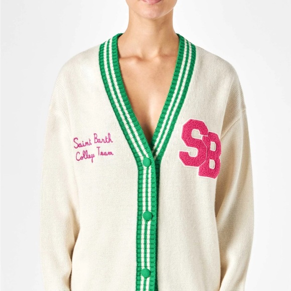 MC2 St. Barth College Team Cardigan Sweater - Picture 10 of 10